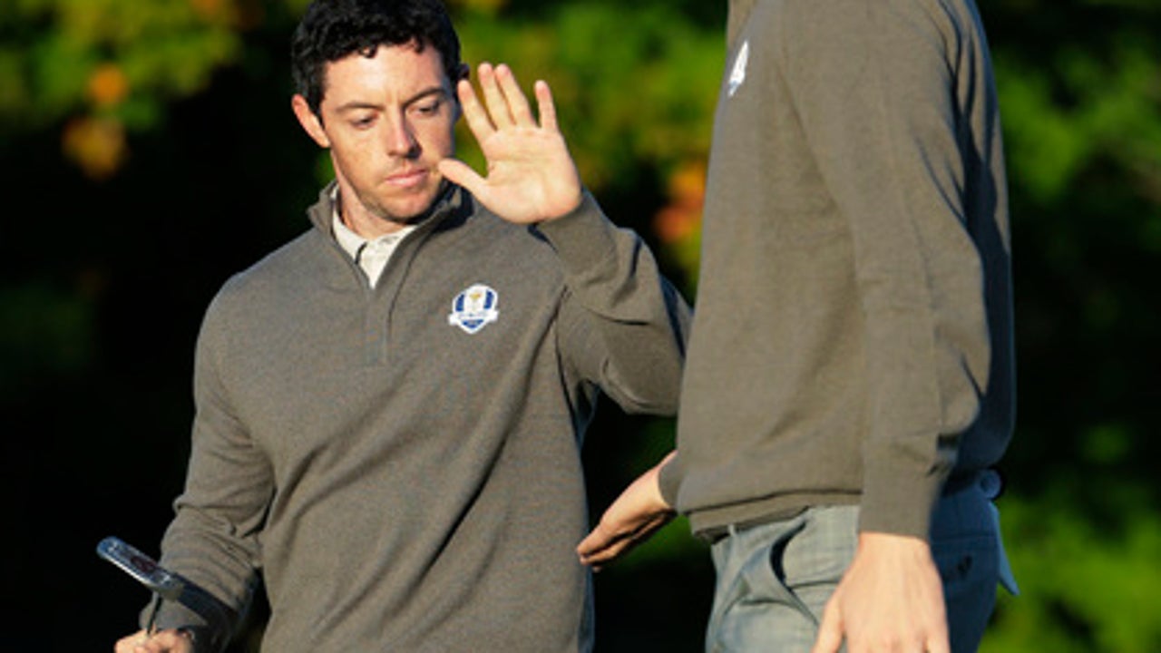 The Latest: Reed holes approach shot on 6 for US boost